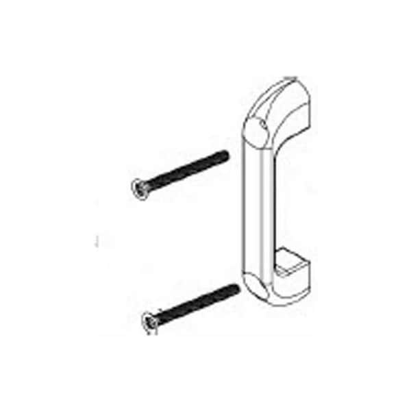 Bradley Chromed Zamac Countersink Door Pull Kit - Zamak, Phenolic - HDW0-Z0168